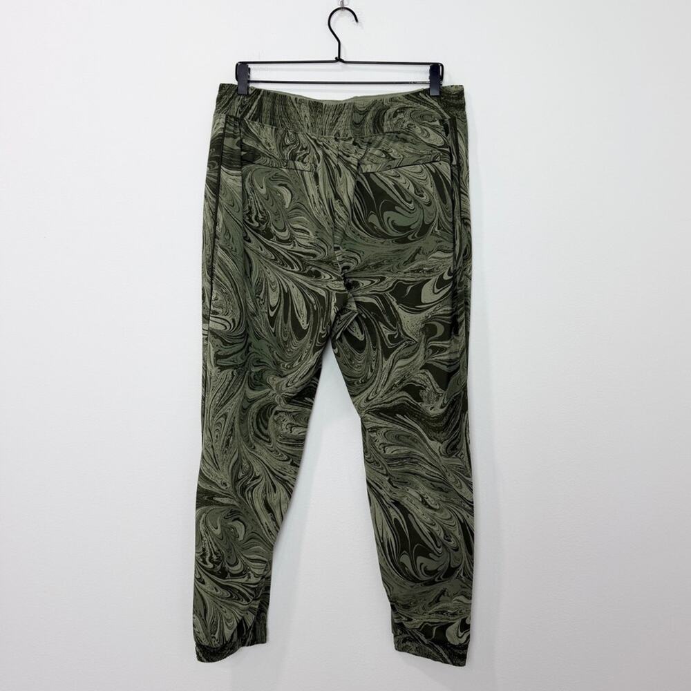 Athleta Brooklyn Jogger Sumi Marble Green Pant Athleisure Size 14 - Picture 3 of 8